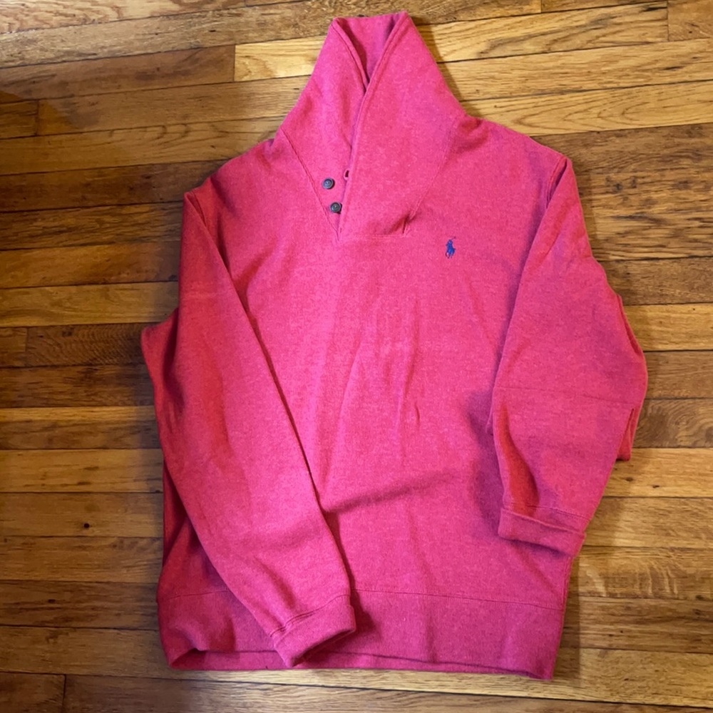 Ralph Lauren polo shawl collar sweater